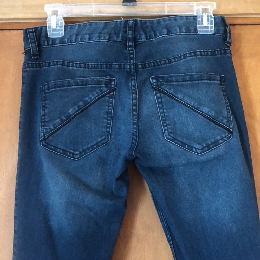 Free People faux leather striped jeans - Picture 7 of 10